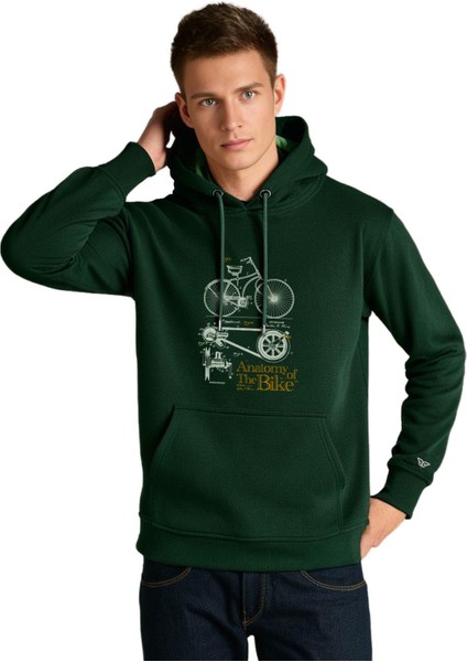 Bisikletçi Tasarım Kapşonlu Sweatshirt fiyatları