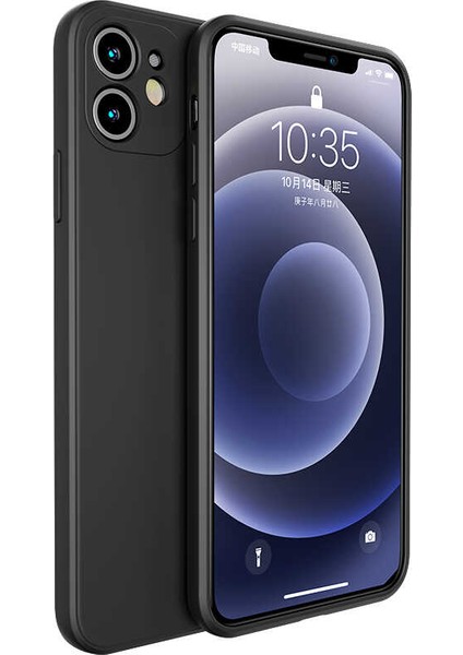 Apple iPhone 12 Mini Uyumlu Kılıf Içi Kadife Renkli Pürüzsüz Esnek Kamera Korumalı Gorentsi Kapak