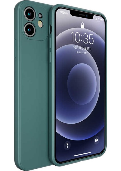 Apple iPhone 12 Mini Uyumlu Kılıf Içi Kadife Renkli Pürüzsüz Esnek Kamera Korumalı Gorentsi Kapak