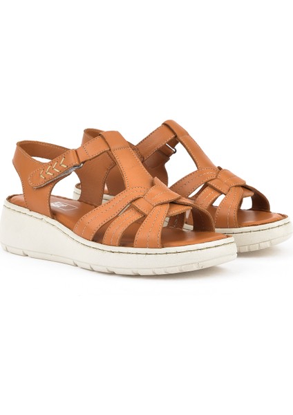 Kadın Deri Sandalet 1511048Z501 Taba fiyatları
