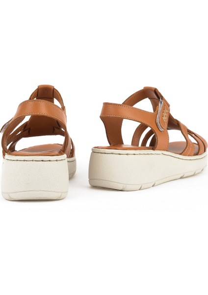 Kadın Deri Sandalet 1511048Z501 Taba modelleri