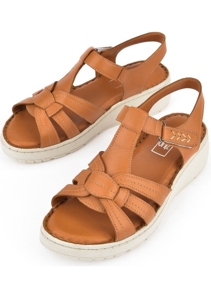 Kadın Deri Sandalet 1511048Z501 Taba indirimleri