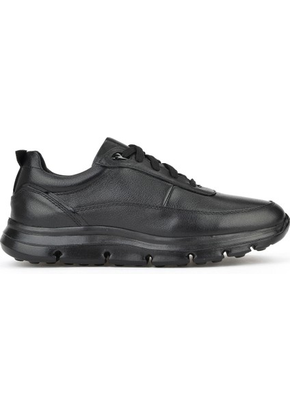 Erkek Deri Sneaker 151983ZF902 Siyah