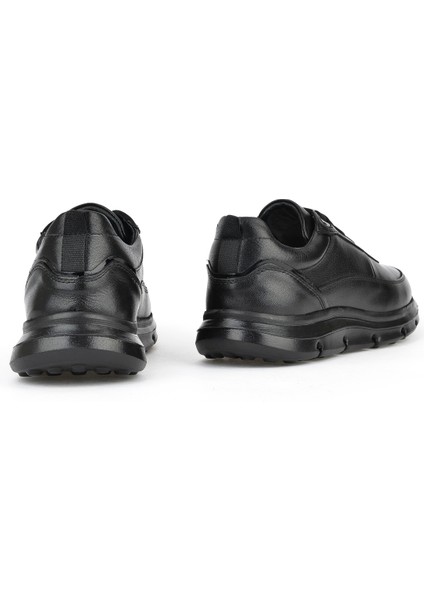 Erkek Deri Sneaker 151983ZF902 Siyah