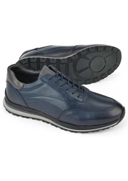 Erkek Deri Sneaker 1511002Z415 Lacivert fırsatları