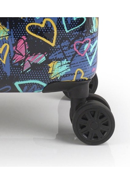 Trolley Valiz Kabin Boy Tizas Lacivert indirimleri