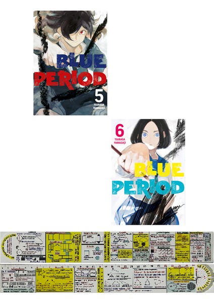 Blue Period 5. 6. Ciltler Manga Seti (Matematik Öğreten Cetvel) - Tsubasa Yamaguçi
