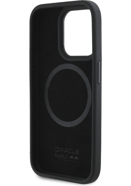 iPhone 15 Pro Max Kılıf Redbull Lisanslı Magsafe Uyumlu Kırmızı Halka ve Logolu Deri Kapak Lacivert fırsatları