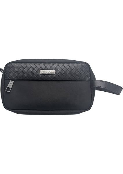 LB551 Voyagers Serisi 1200D Polyester Kumaş Bilek Askı Kayışlı Mobil Aksesuar El Çantası