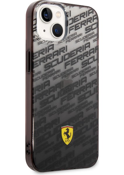 iPhone 14 Kılıf Ferrari Orjinal Lisanlı Transparan Sf Baskılı Dizayn Kapak Siyah fiyatları