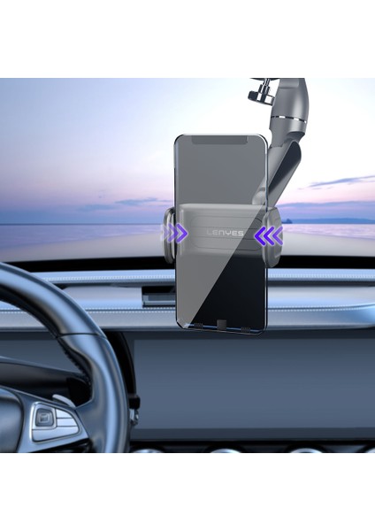 Dikiz Ayna Araç Telefon Tutucu CR146 360 Dönebilen Oynar Başlıklı Siyah modelleri