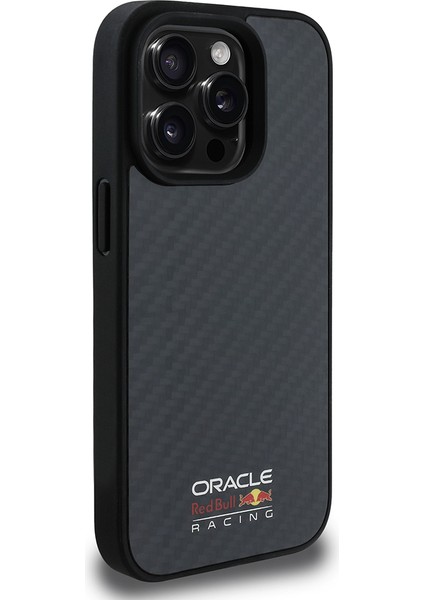 iPhone 15 Pro Max Kılıf Redbull Lisanslı Magsafe Uyumlu Karbon Fiber Parlayan Logolu Kapak Siyah fiyatları