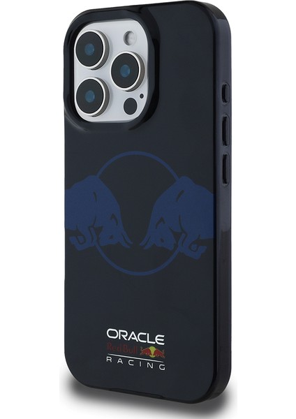 iPhone 16 Pro Kılıf Redbull Lisanslı Magsafe Uyumlu Iml Çift Boğa Baskılı Sert Pc Kapak Lacivert modelleri