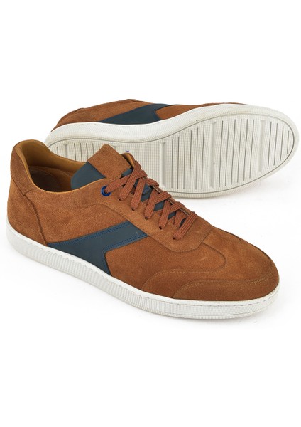 Erkek Deri Sneaker 151983ZX30 Taba fırsatları