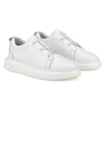Erkek Deri Sneaker 151987Z133 Beyaz fiyatları