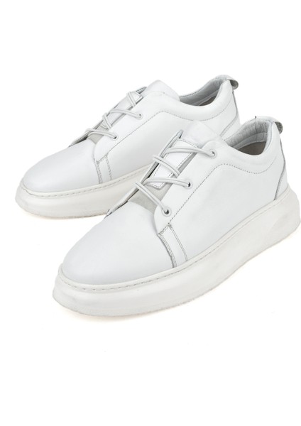 Erkek Deri Sneaker 151987Z133 Beyaz indirimleri