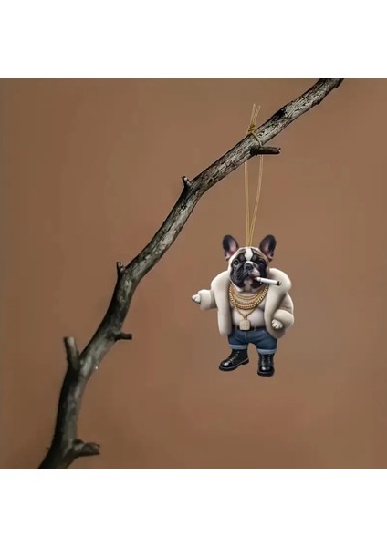 Cool Pug Akrilik 2 Boyutlu Dikiz Aynası Süsü 8X6CM indirimleri