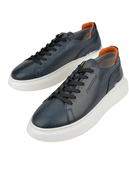 Erkek Deri Sneaker 151987Z024 Lacivert