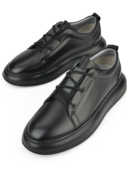 Erkek Deri Sneaker 151987Z133 Siyah indirimleri