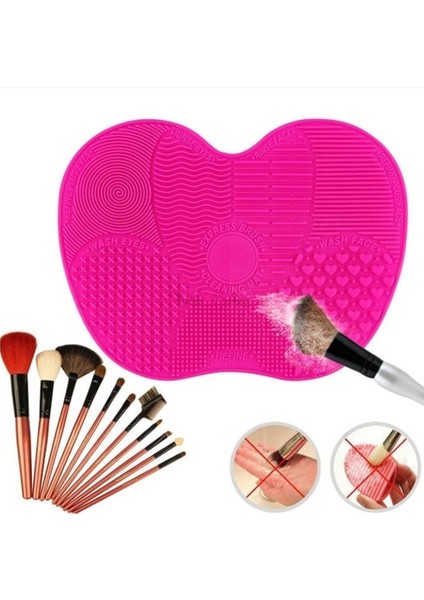 Oz cm ax Pratik Kolay Makyaj Fırçası Temizleme Matı Aparatı Aleti fiyatları
