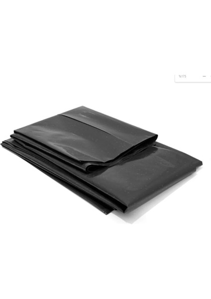20 kg Dökme Çöp Torbası 80X110 cm Ağır Hizmet Kalın Çöp Poşeti Jumbo Boy Siyah Renkli