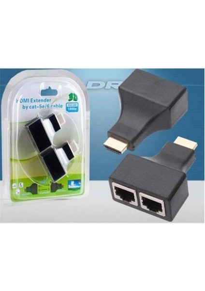 RJ45 To Hdmı Çevirici 30 M. Hadron HD4460B