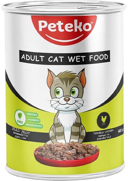 Tavuklu Kedi Konserve 400 gr