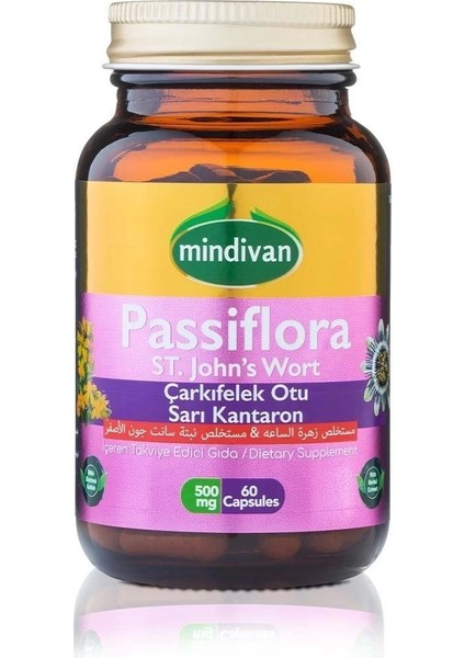 Çarkıfelek Otu & Kantaron Ekstreli 500 Mg 60 Kapsül fiyatları