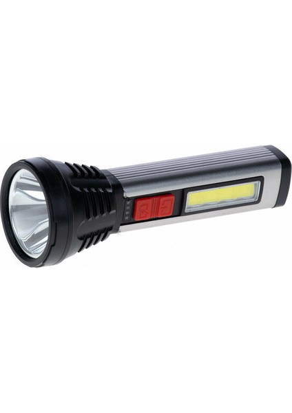 El Feneri USB Şarjlı Led+Cob NF-C48