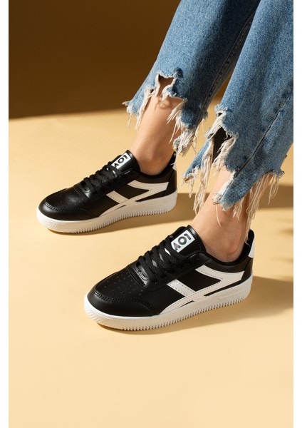 Bağcıklı Air Taban Kadın Sneakers 001-1002-25BEYAZ