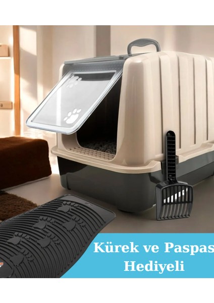 Comanchero Kapalı Kedi Tuvaleti Kürek Ve Paspas