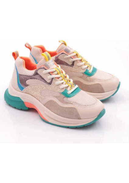 Dgn Bej Kadın Sneaker Ayakkabı DGN.30162-2027 fiyatları