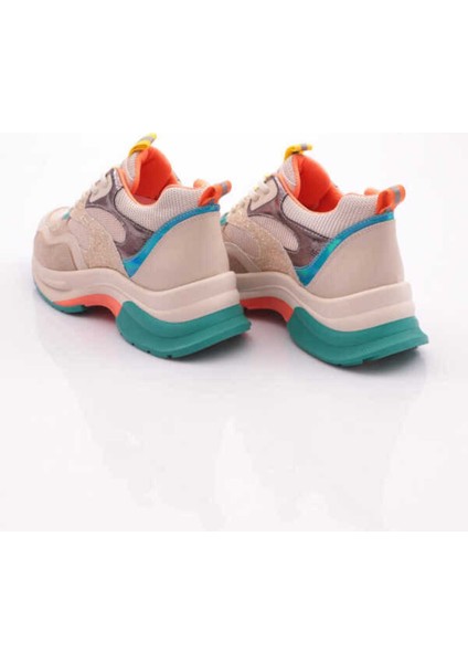Dgn Bej Kadın Sneaker Ayakkabı DGN.30162-2027 fırsatları