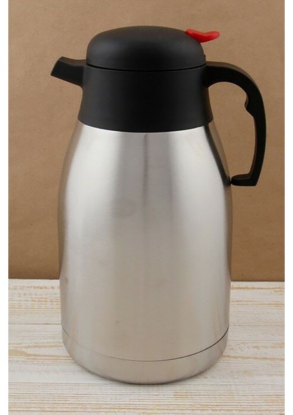 2 Litre Paslanmaz Çelik Termos Çift Katmanlı Çay Kahve Termosu