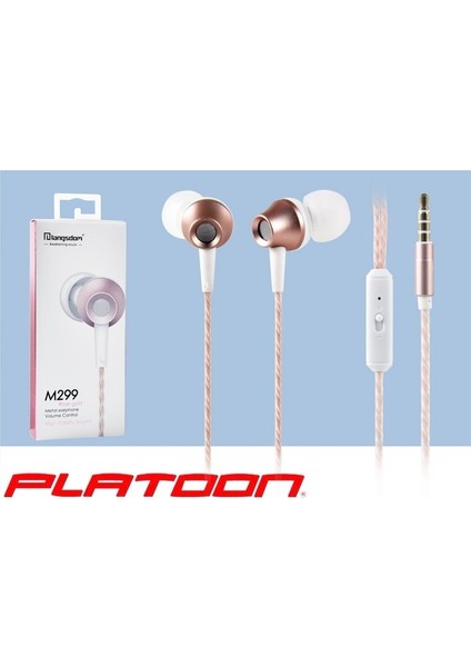 Kulaklık Mikrofonlu Platoon PL-2076
