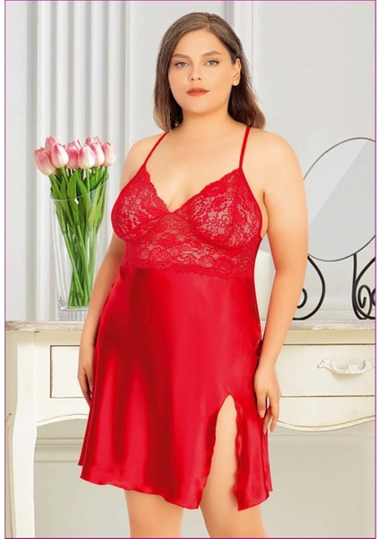 4027 Saten Gecelik