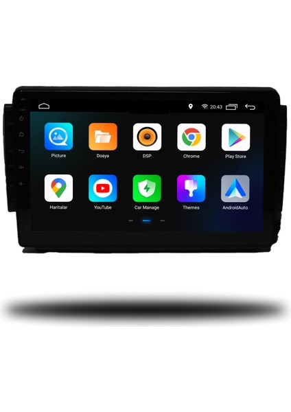 Martechno Peugeot 208 2012-2020 Uyumlu Android Multimedya 4gb Ram 64GB Hafıza
