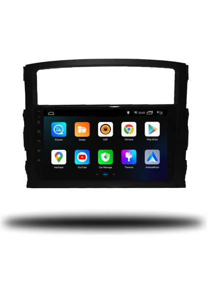 Martechno Mitsubishi Pajero 2008-2014 Uyumlu Android Multimedya 4gb Ram 64GB Hafıza