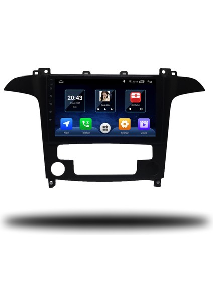 Martechno Ford S-Max 2006-2014 Dijital Klima Uyumlu Android Multimedya 4gb Ram 64GB Hafıza