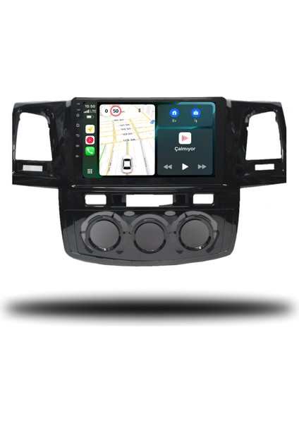 Martechno Toyota Hilux 2005-2008 Manuel Klima Uyumlu Android Multimedya 4gb Ram 64GB Hafıza