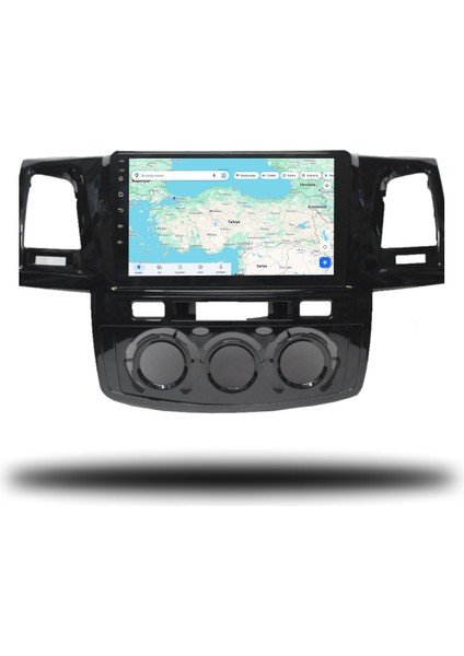 Martechno Toyota Hilux 2005-2008 Manuel Klima Uyumlu Android Multimedya 4gb Ram 64GB Hafıza