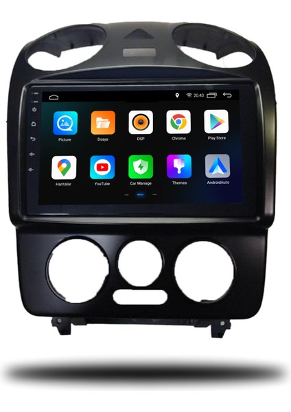 Martechno Volkswagen Beetle 2003-2010 Uyumlu Android Multimedya 4gb Ram 64GB Hafıza
