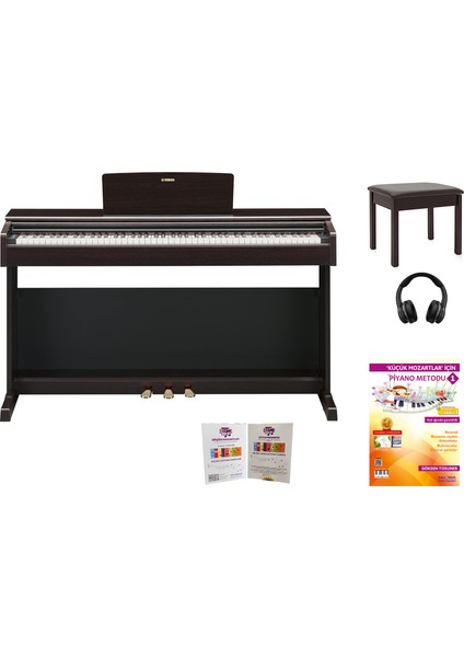 YDP105R Gülağacı Dijital Piyano (Tabure, Kulaklık, Piyano Metodu, Nota Oyun Kartları)