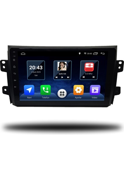 Martechno Suzuki Sx4 Android Carplay Multimedya 2006-2013 4gb Ram 4gb Ram 64GB Hafıza