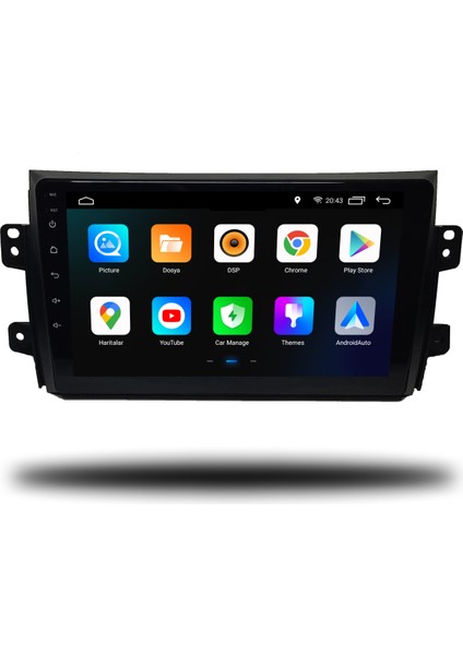 Martechno Suzuki Sx4 Android Carplay Multimedya 2006-2013 4gb Ram 4gb Ram 64GB Hafıza