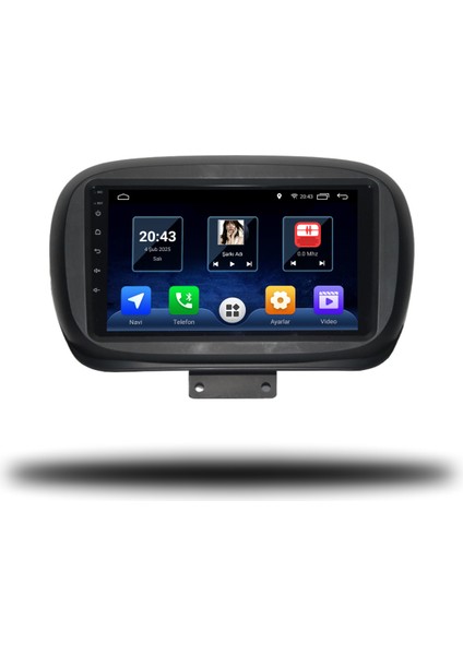 Martechno Fiat 500X 2014-2022 Uyumlu Android Multimedya 4gb Ram 64GB Hafıza