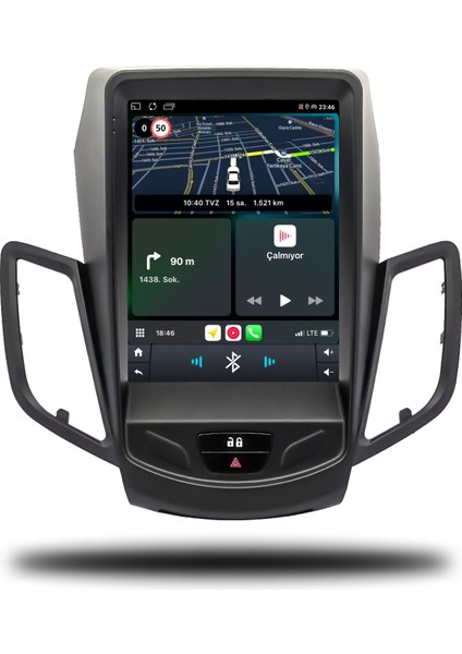 Martechno Ford Fiesta Tesla 2009-2012 Uyumlu Android Multimedya 4gb Ram 64GB Hafıza