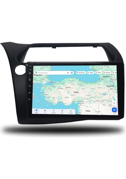 Martechno Honda Civic Hb Euro 2007-2012 Uyumlu Android Multimedya 4gb Ram 64GB Hafıza