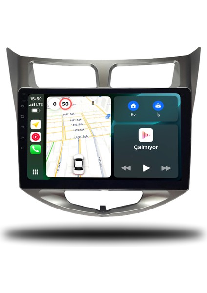 Martechno Hyundai Accent Blue 2011-2019 Uyumlu Android Multimedya 4gb Ram 64GB Hafıza