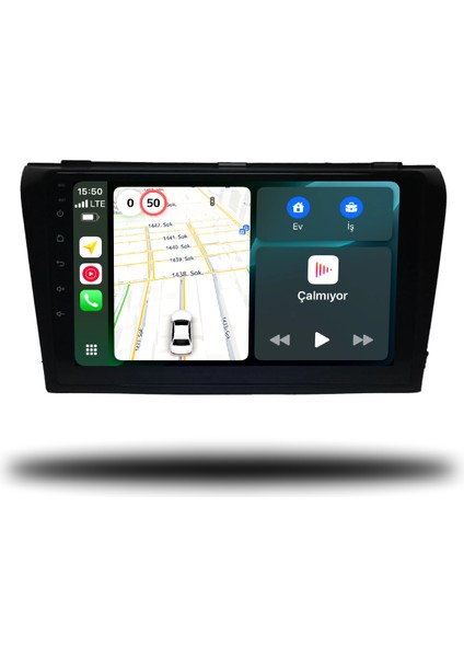 Martechno Mazda 3 2004-2009 Uyumlu Android Multimedya 4gb Ram 64GB Hafıza